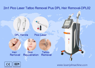 2 dans 1 épilation Pico Laser Tattoo Removal Beauty de machine de Dpl